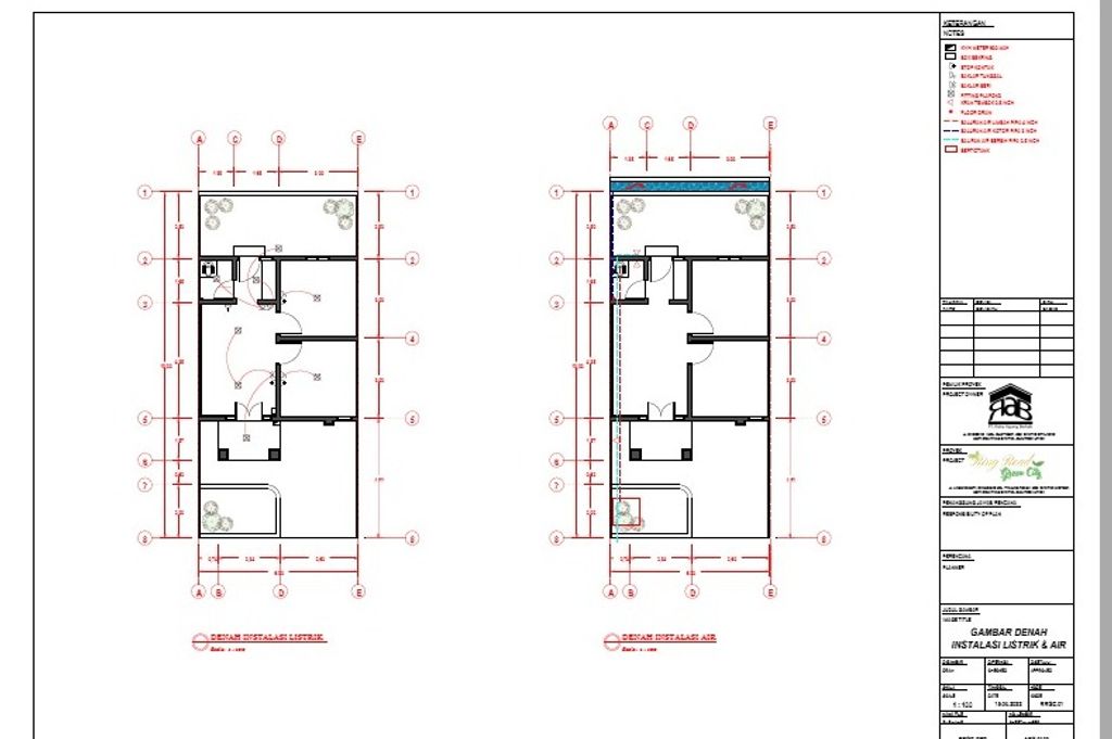 foto denah rumah tipe 36 perumahan RING ROAD GREEN CITY II