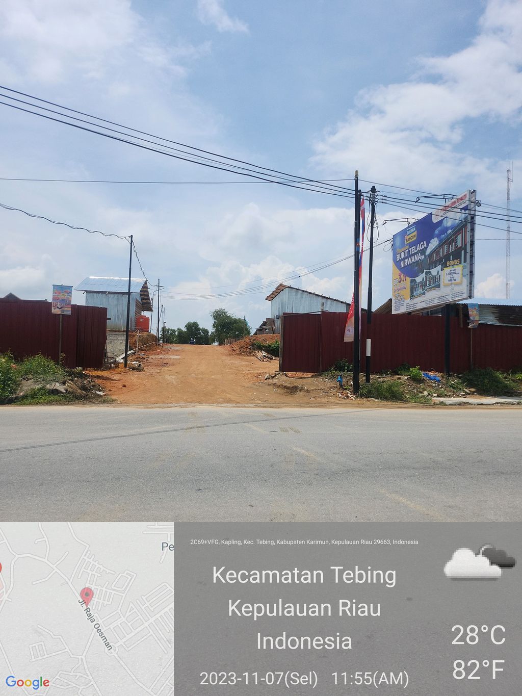foto gerbang perumahan BUKIT TELAGA NIRWANA