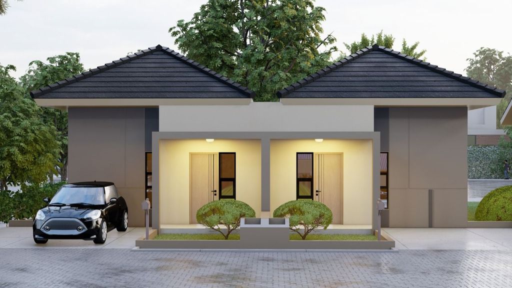foto tampak rumah tipe RUMAH TAPAK perumahan Puritama Village