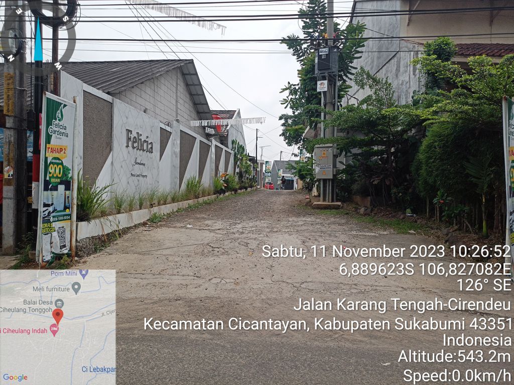 foto gerbang perumahan FELICIA GARDENIA TAHAP 2