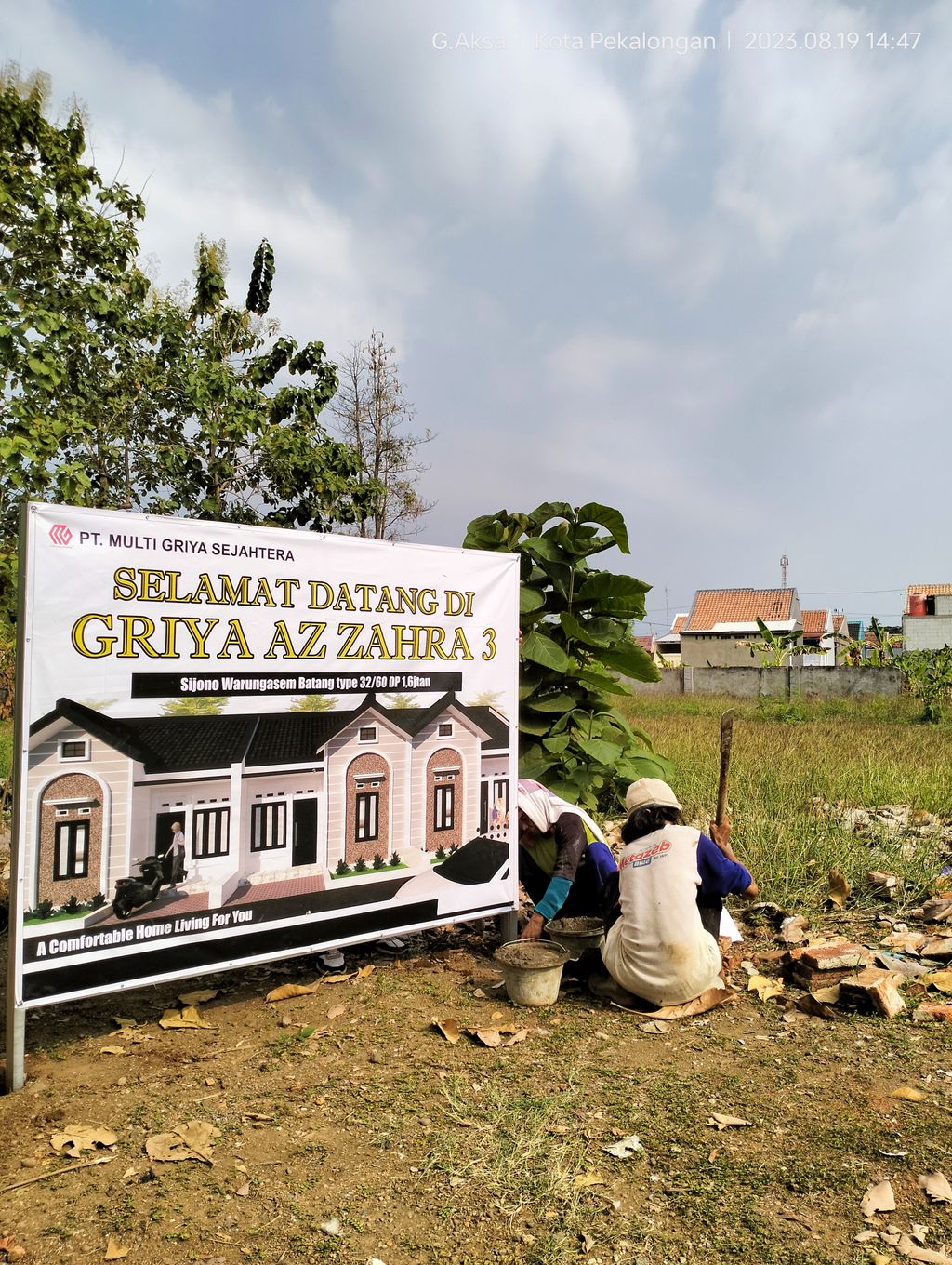 foto gerbang perumahan GRIYA AZ ZAHRA 3