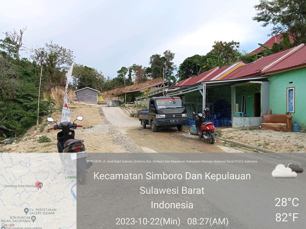 foto posisi tengah perumahan PERUMAHAN BUKIT MANDIRI SALUPANGI II