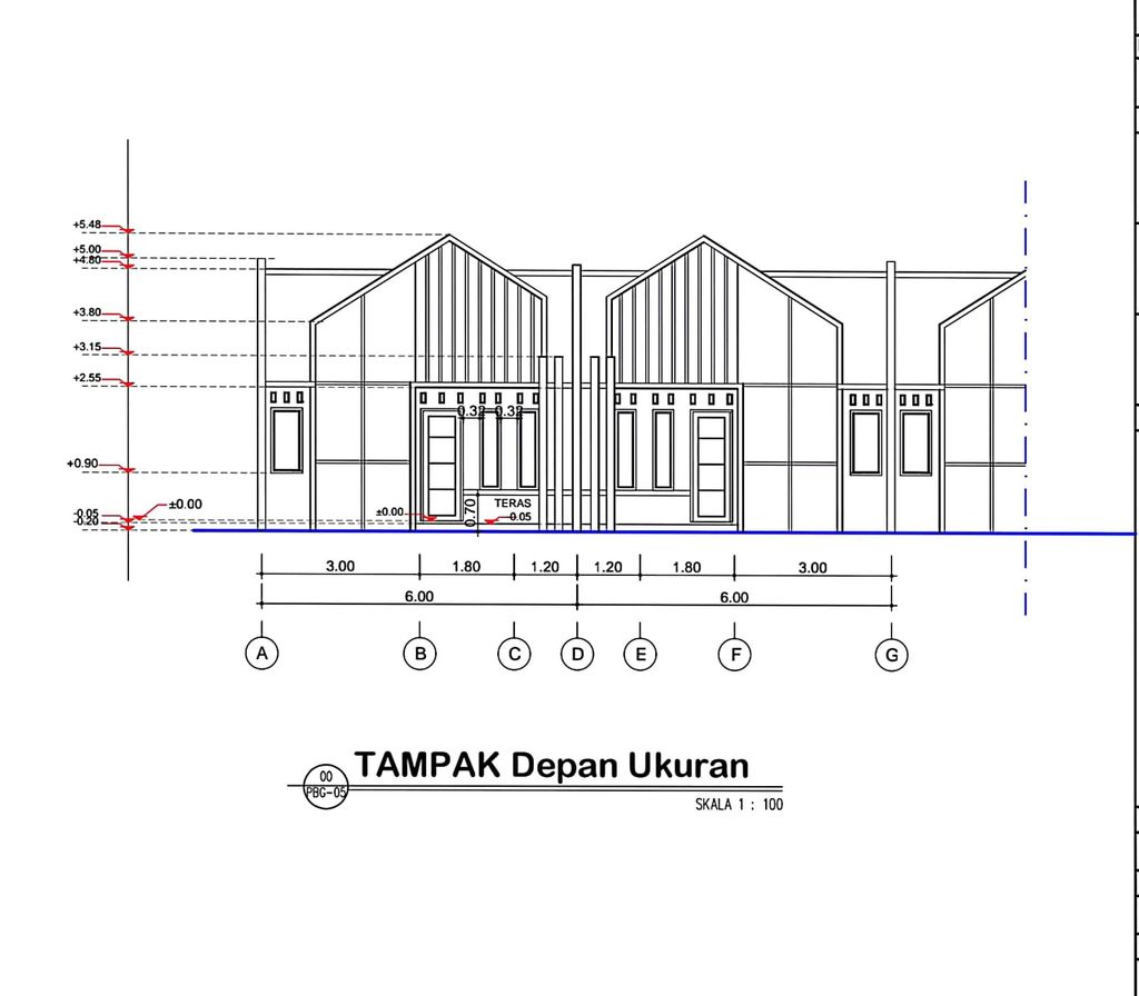 foto tampak rumah tipe 36 perumahan BUKIT TELAGA NIRWANA