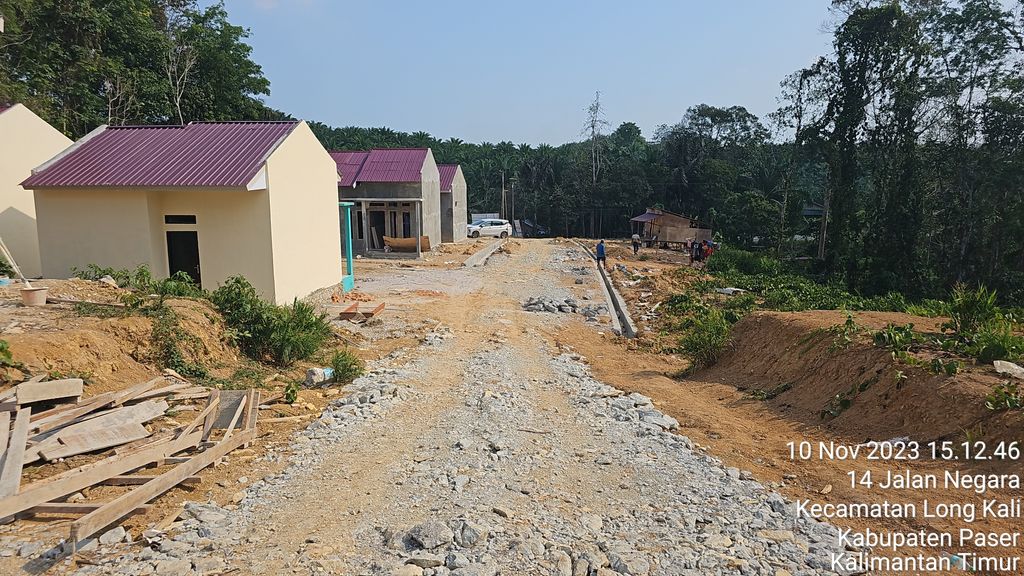 foto posisi tengah perumahan GRAHA NUSANTARA RESIDENCE