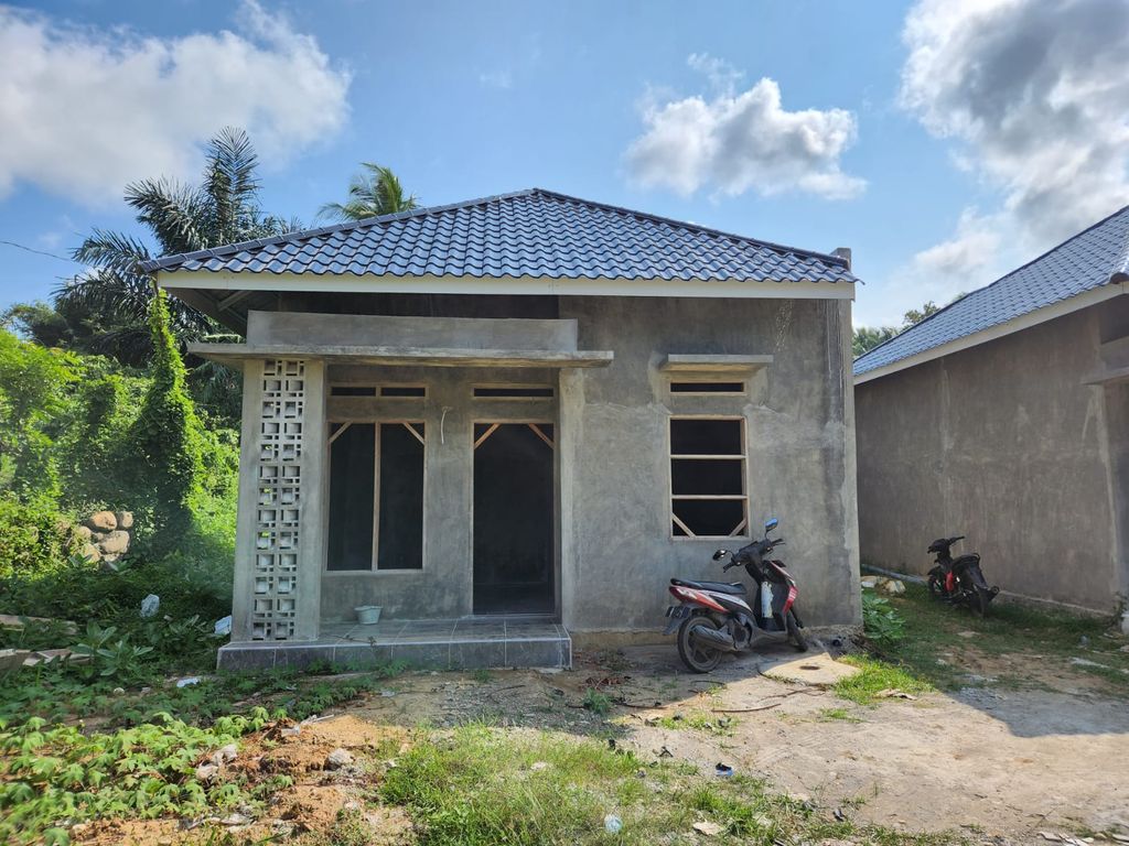 foto tampak rumah tipe 36 perumahan Griya Alta Permai Tahap 2