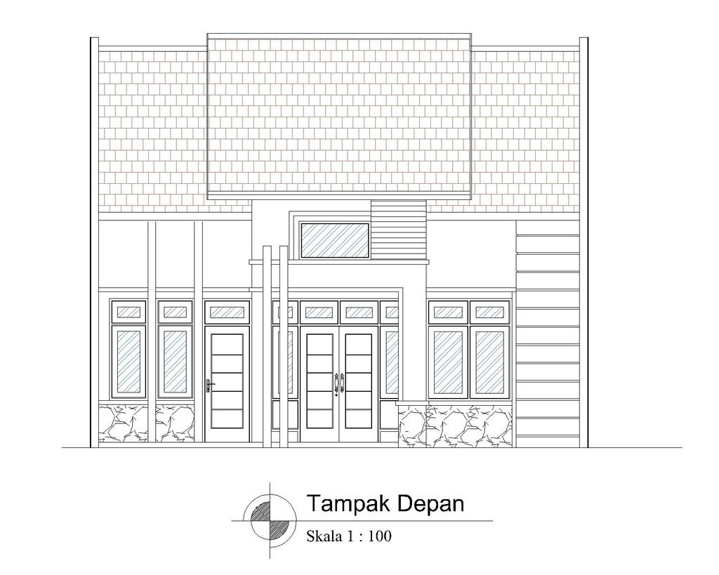 foto tampak rumah tipe T-70 perumahan BULAN TERANG UTAMA DAN KAWASAN NEW CITY MALANG