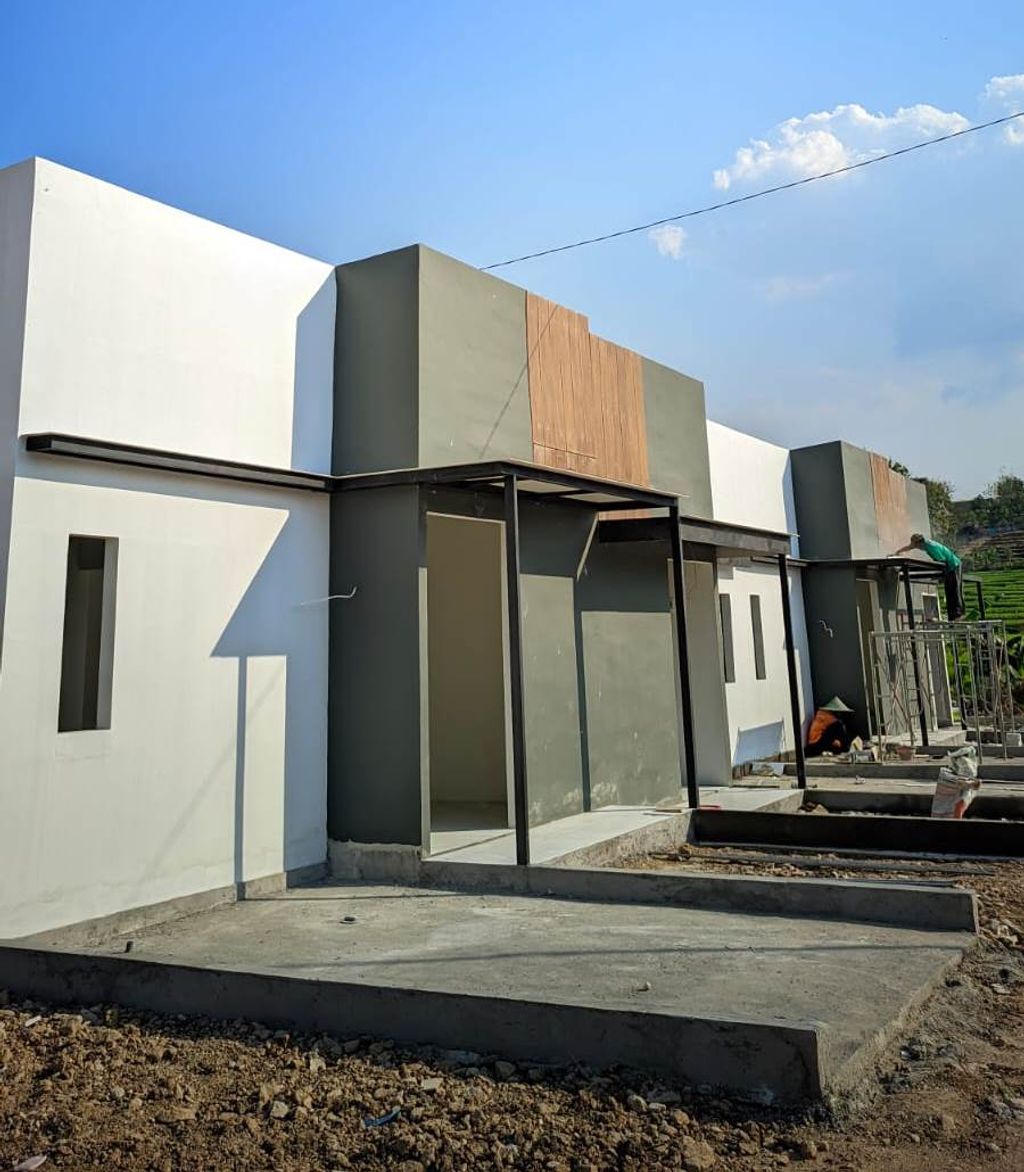 foto tampak rumah tipe 34 perumahan MAJESTY