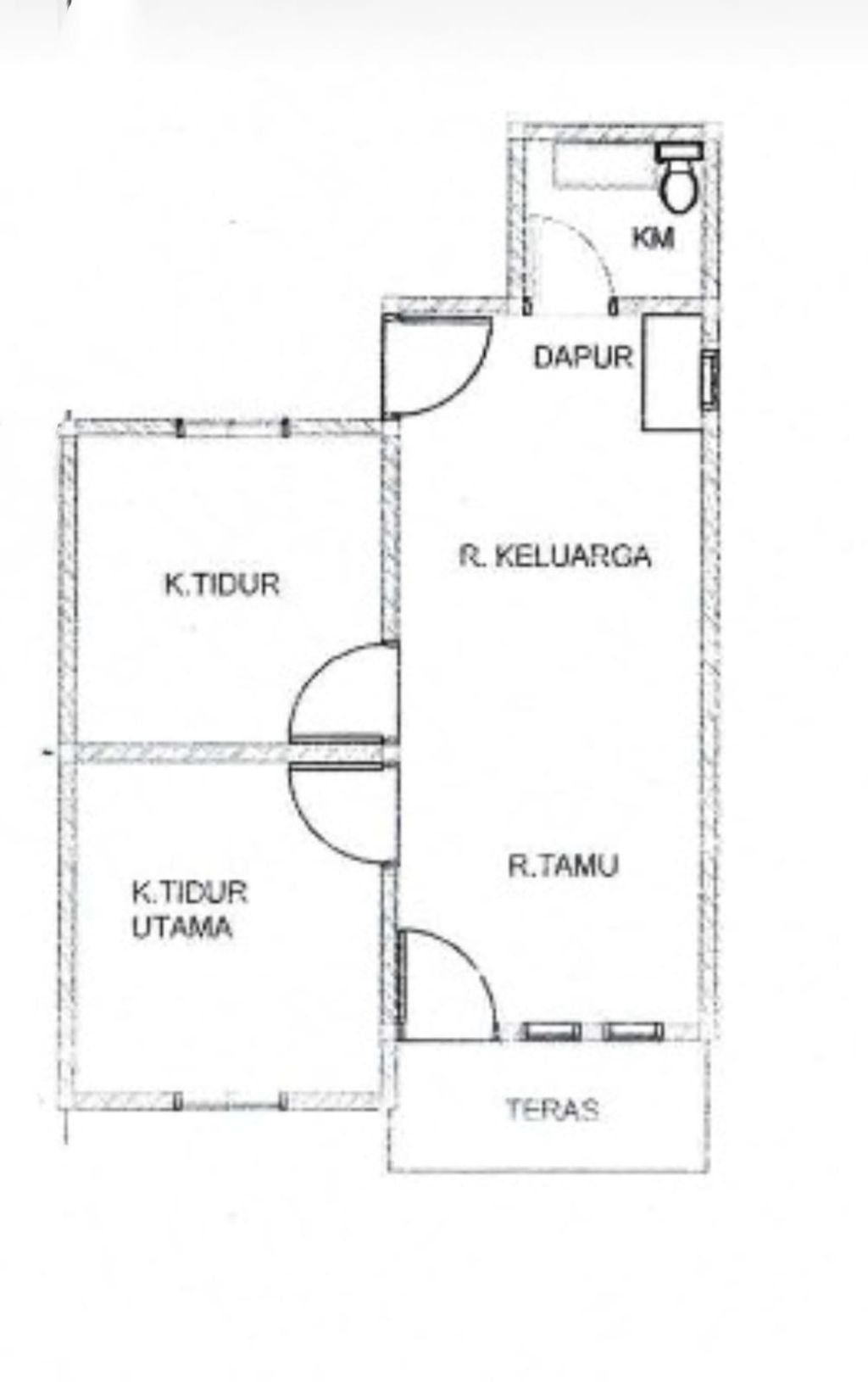foto denah rumah tipe 36 perumahan Pandau Barat Residence