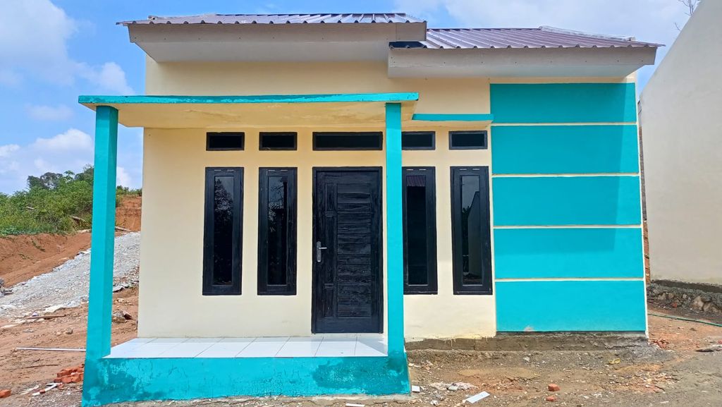 foto tampak rumah tipe 36 perumahan GRAHA NUSANTARA RESIDENCE