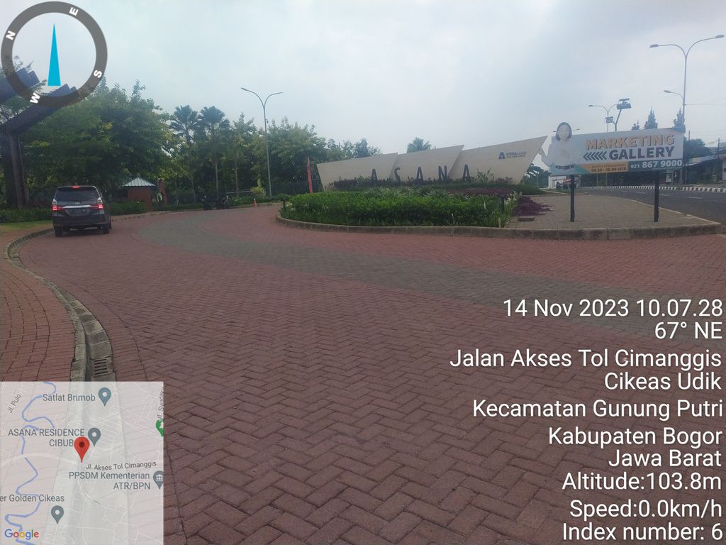 foto gerbang perumahan PERUMAHAN ASANA RESIDENCE THP 2