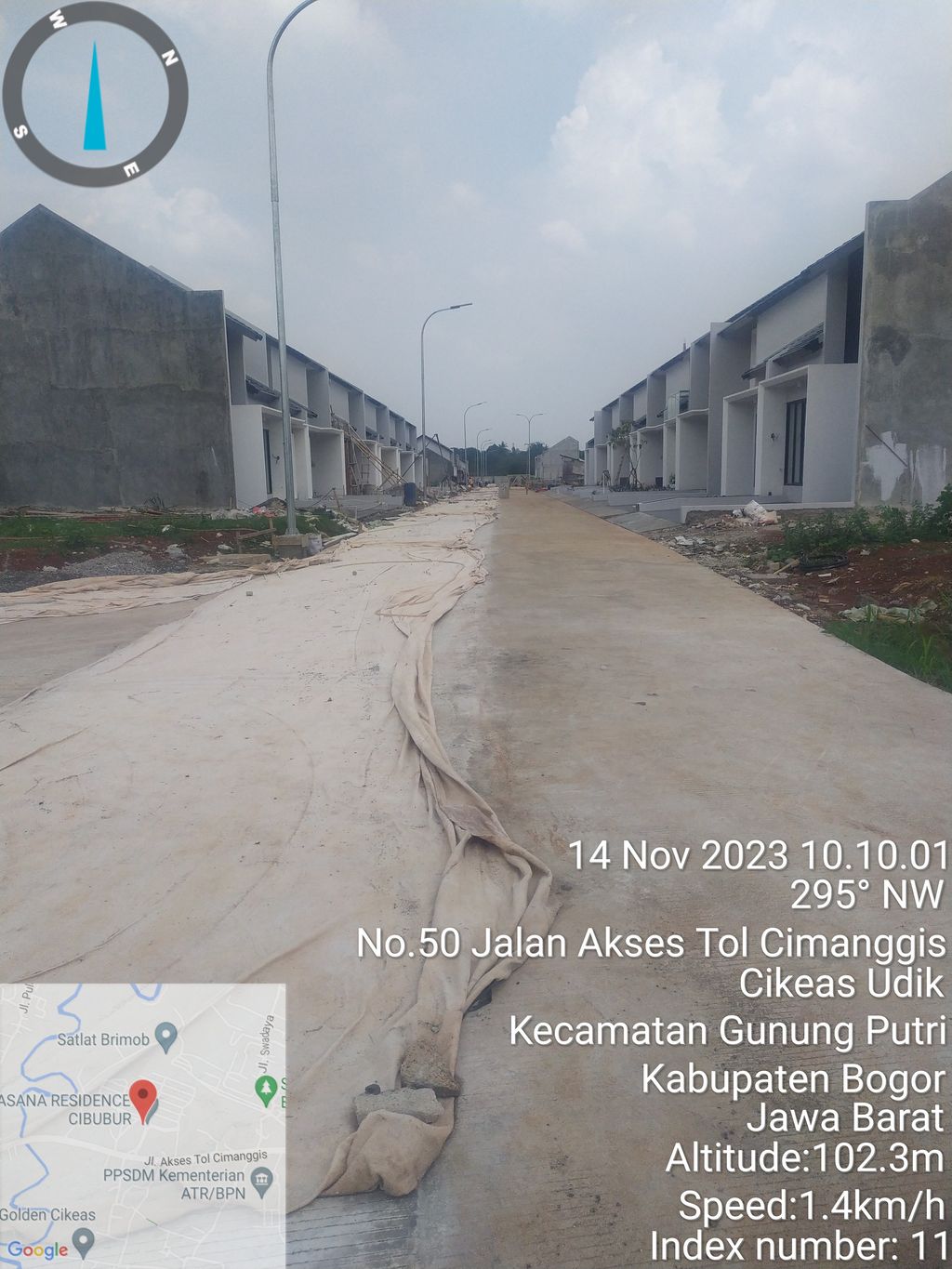 foto posisi tengah perumahan PERUMAHAN ASANA RESIDENCE THP 2