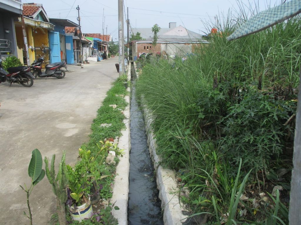 foto denah rumah tipe 45/96 D1 NO 1 perumahan PESONA KALANGSURIA ( PESONA LAMA )