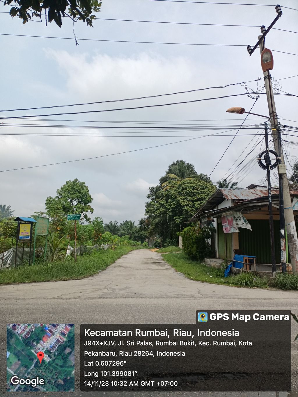 foto gerbang perumahan Mutiara Palas Indah