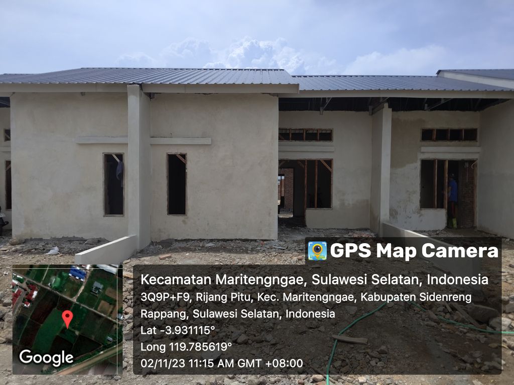 foto tampak rumah tipe subsidi 36 perumahan GRIYA YUMNA tahap 3