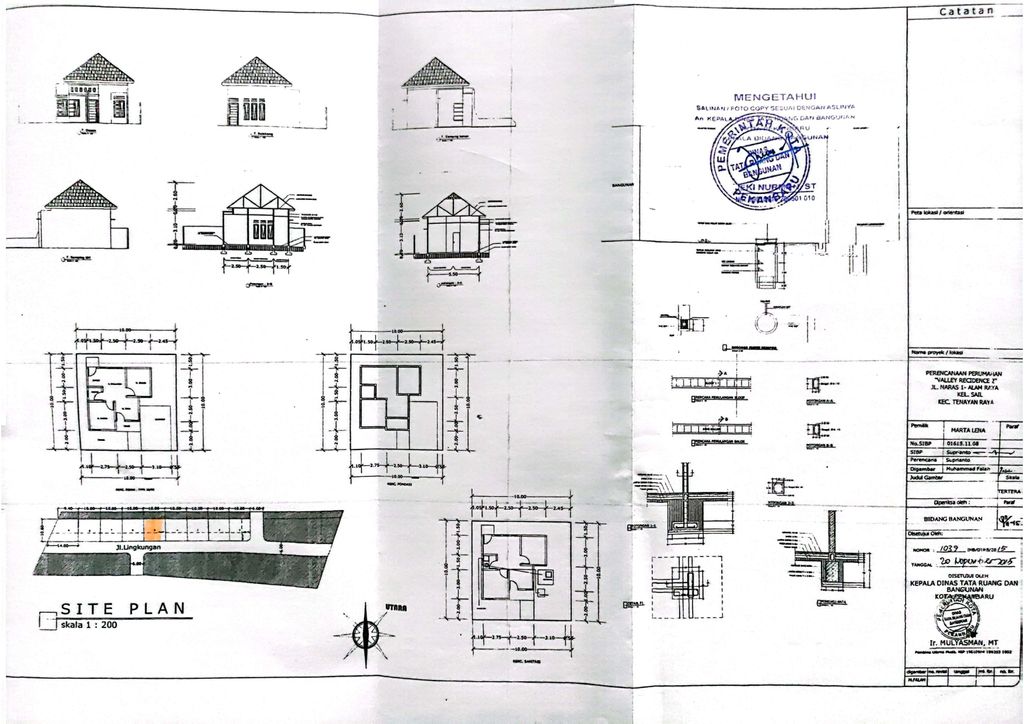 foto denah rumah tipe 36 perumahan The valley residence II