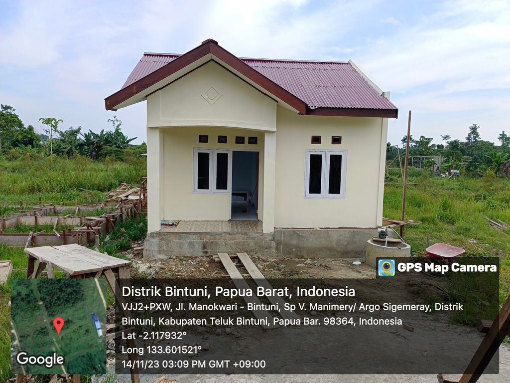 foto contoh rumah perumahan BINTUNI BLESS RESIDENCE