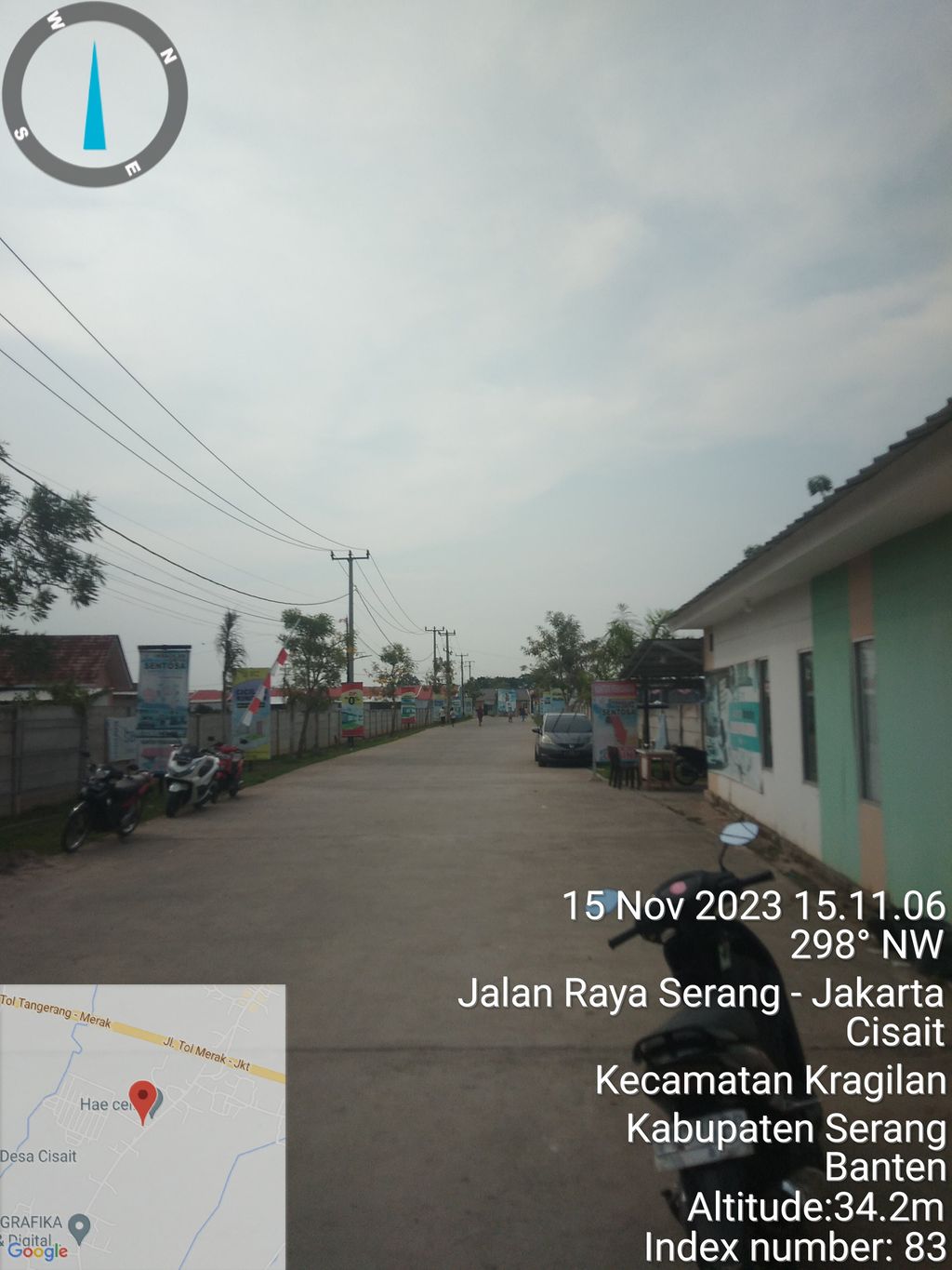 foto posisi tengah perumahan KRAGILAN GRIYA SENTOSA 2