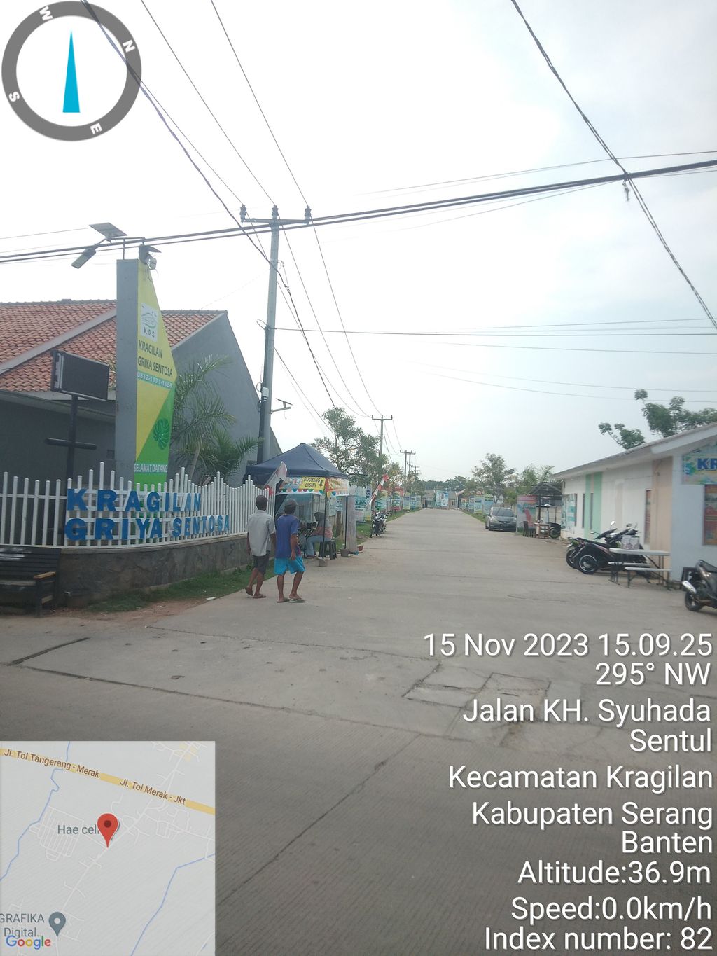 foto gerbang perumahan KRAGILAN GRIYA SENTOSA 2