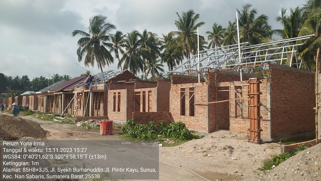 foto posisi tengah perumahan Yona Irma Residence
