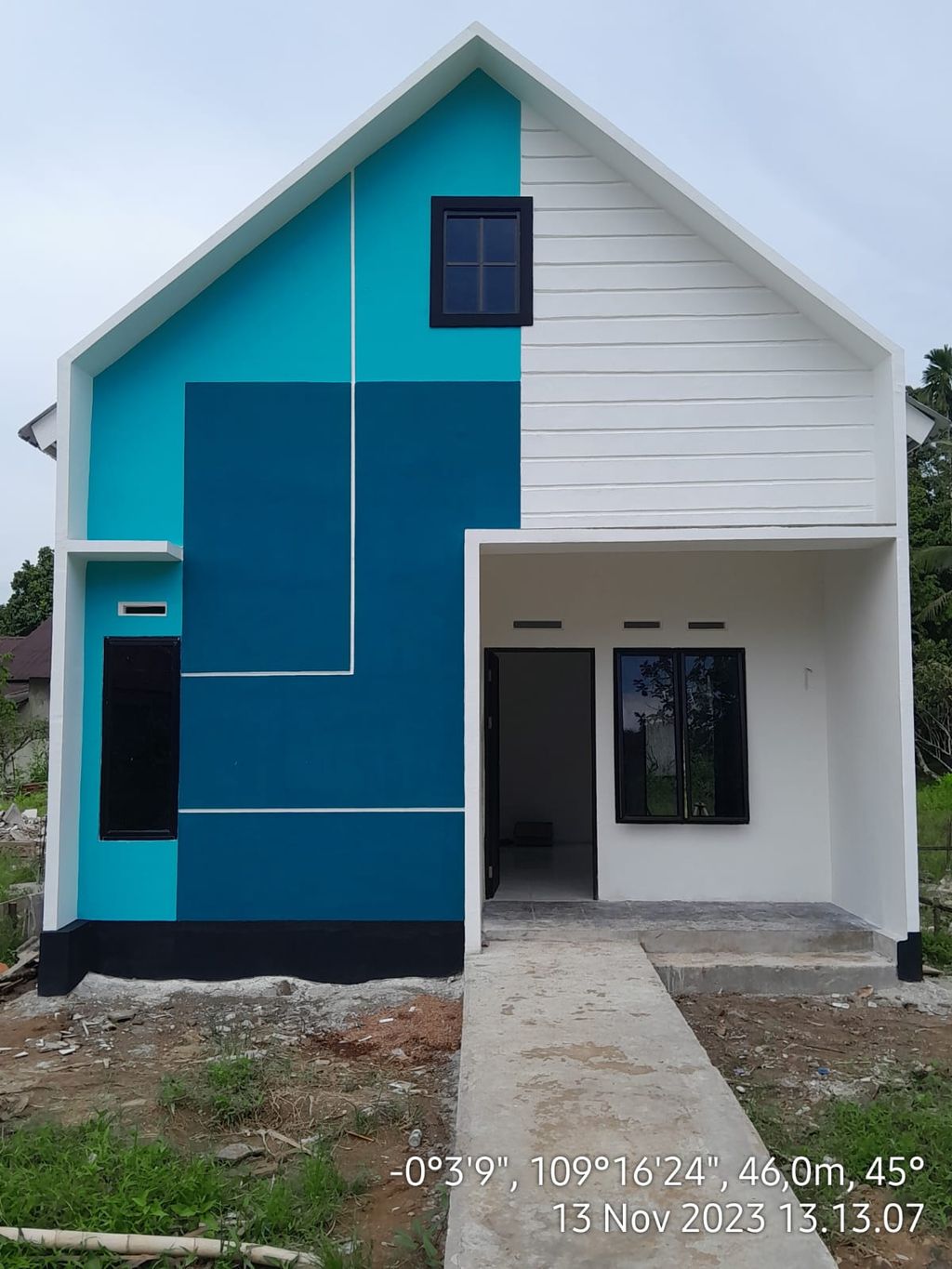 foto tampak rumah tipe 36 perumahan Cendana Tirta
