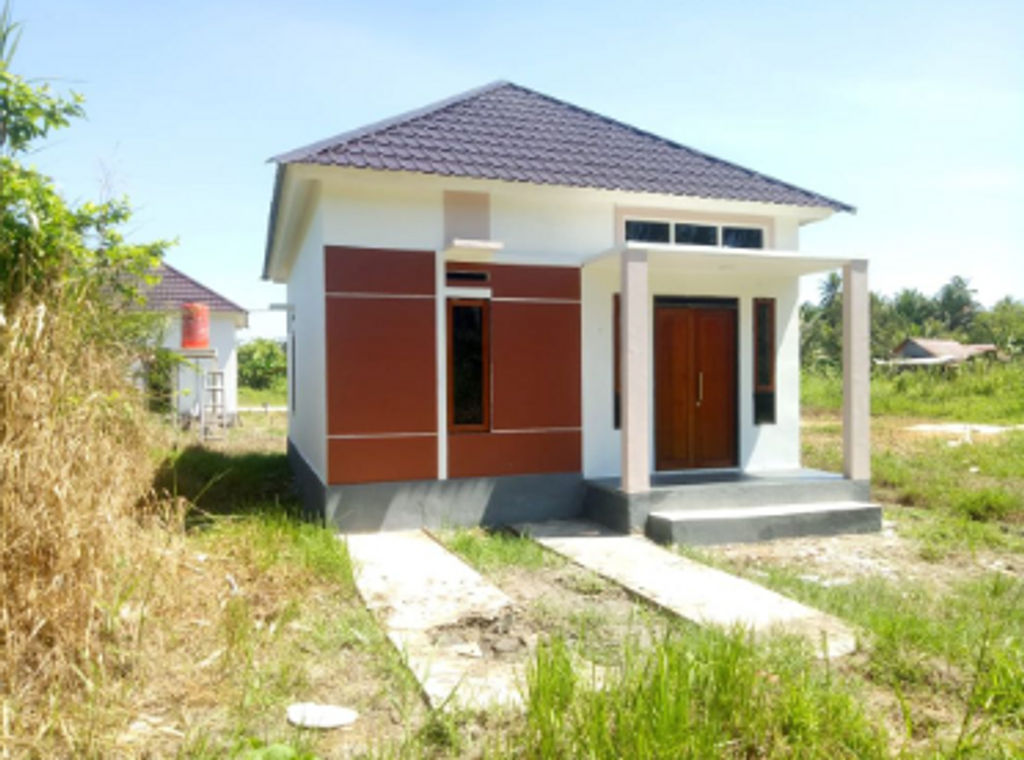 foto tampak rumah tipe 36/170 perumahan Komplek Perumahan Navara Residence