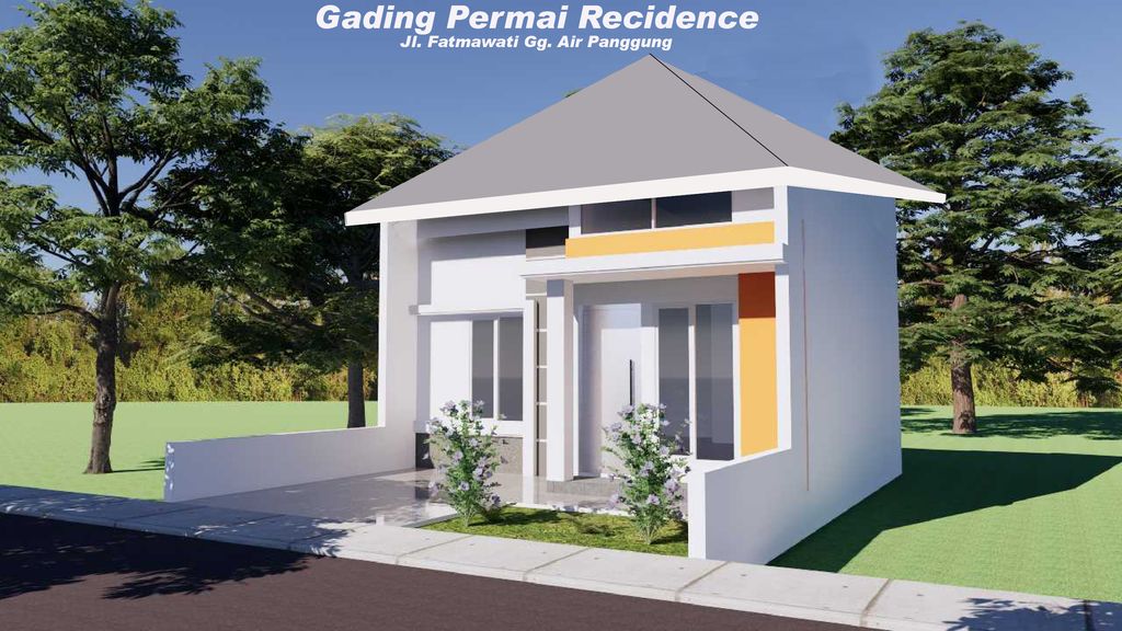 foto tampak rumah tipe 36/97,5 perumahan PERUMAHAN GADING PERMAI RECIDENCE