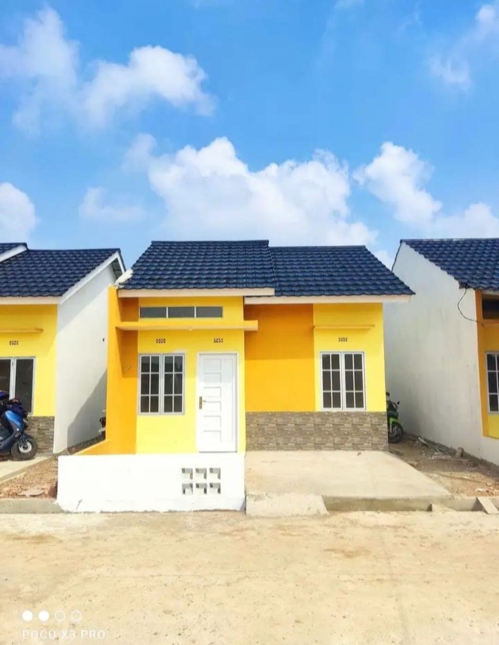 foto tampak rumah tipe 36 perumahan Langgeng Indah Residence