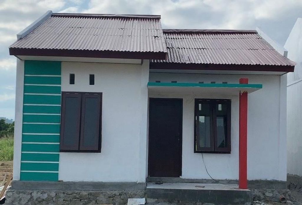 foto tampak rumah tipe 36 perumahan WELURI INDAH REGENCY ANDAY
