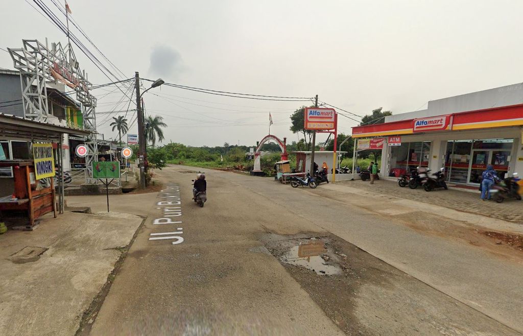 foto posisi tengah perumahan Puri Bukit Depok