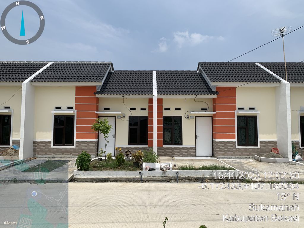 foto contoh rumah perumahan griya artha sukamanah tahap 2