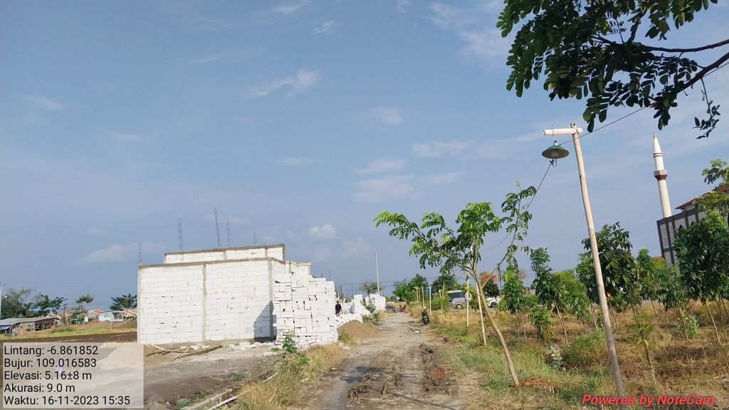 foto posisi tengah perumahan Puri Amartha