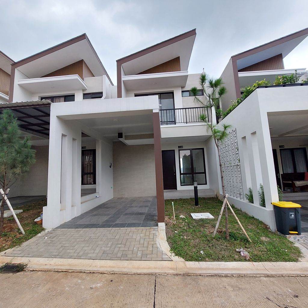 foto tampak rumah tipe PRV JUNIPER 2LT-STD-J-02 perumahan PERUMAHAN PODOMORO RIVER VIEW
