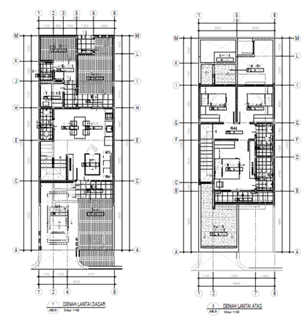 foto denah rumah tipe PRV JUNIPER 2LT-STD-J-02 perumahan PERUMAHAN PODOMORO RIVER VIEW