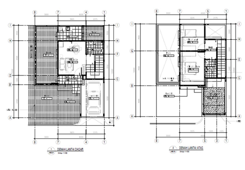 foto denah rumah tipe PRV JUNIPER 2LT-HK-J - 2 perumahan PERUMAHAN PODOMORO RIVER VIEW