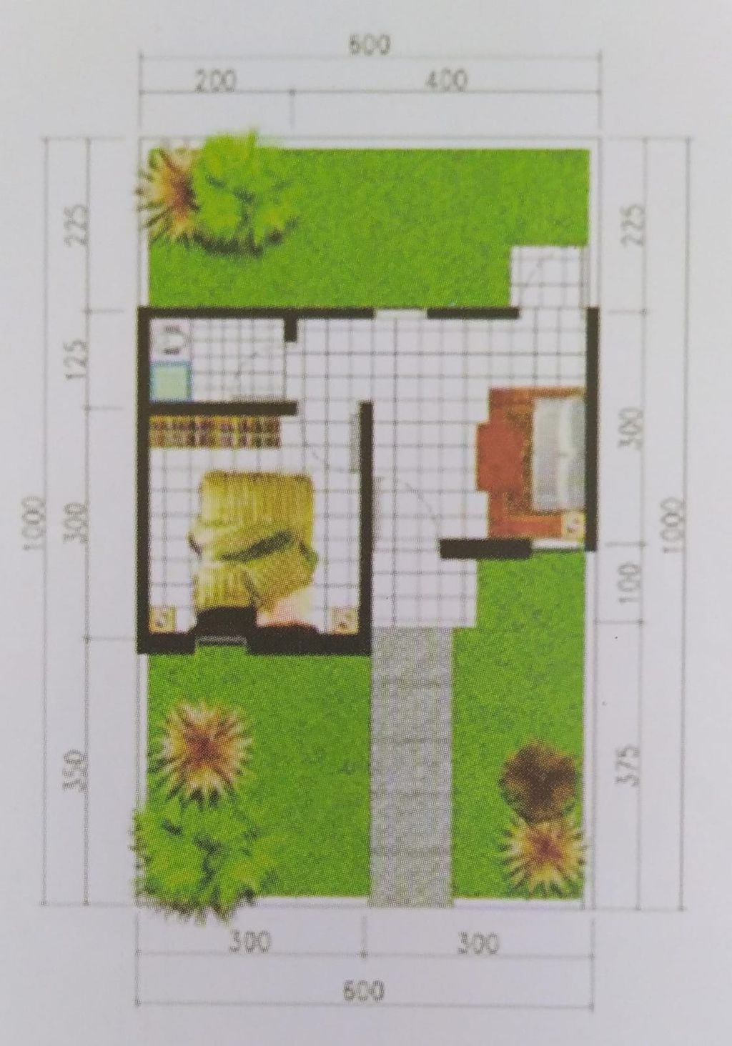 foto denah rumah tipe 22/60 perumahan PERUMAHAN AMARTA RESIDENCE 4