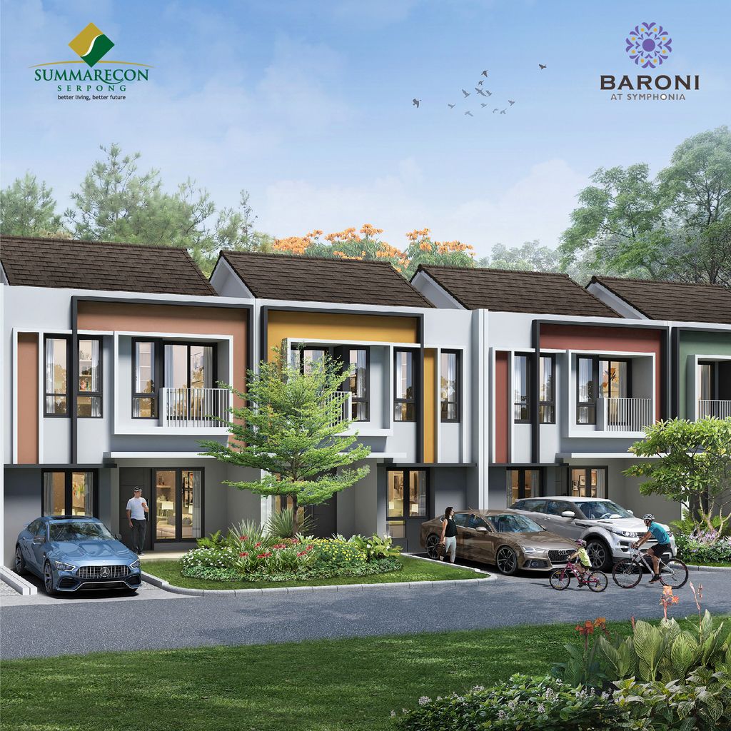 foto tampak rumah tipe L7 STD Luxury 1 perumahan CLUSTER BARONI