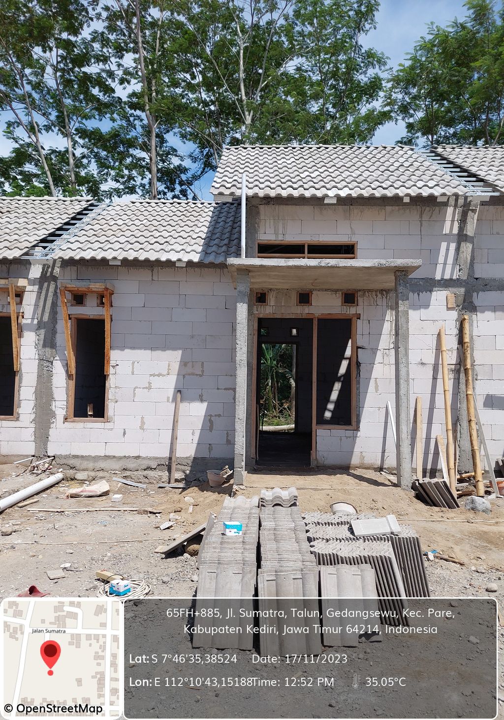 foto contoh rumah perumahan Almeera Green Village