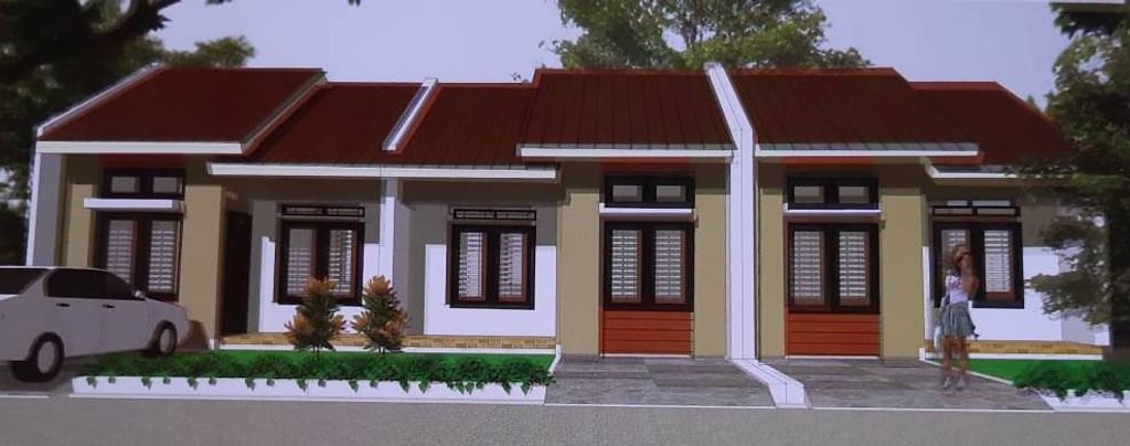 foto tampak rumah tipe 36 perumahan PERUMAHAN GRIYA SAMPODDO ASRI PALOPO II