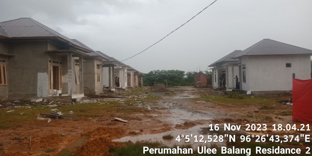 foto posisi tengah perumahan PERUMAHAN ULEE BALANG RESIDANCE II