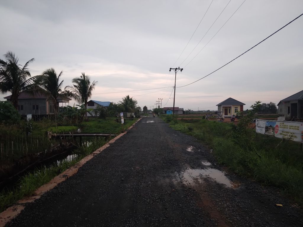 foto gerbang perumahan SANTARA Rez