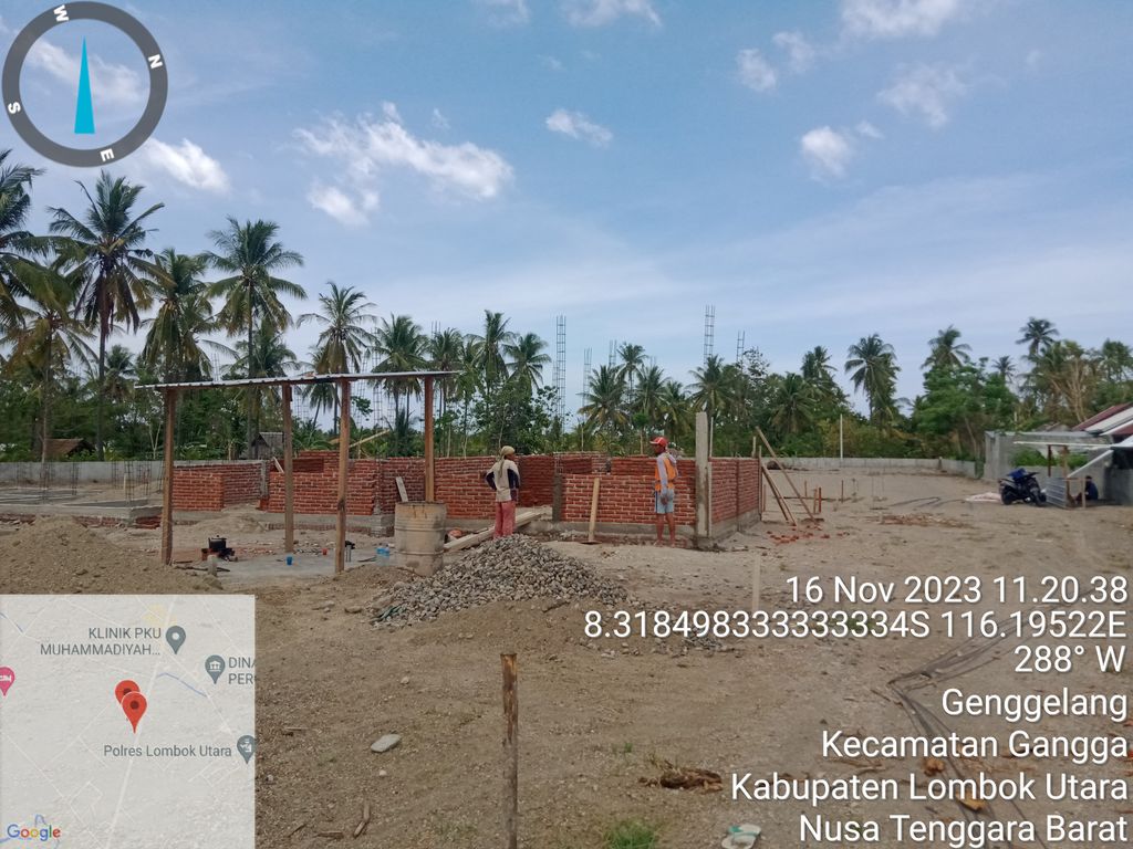 foto posisi tengah perumahan Perumahan Graha Mutiara Utara