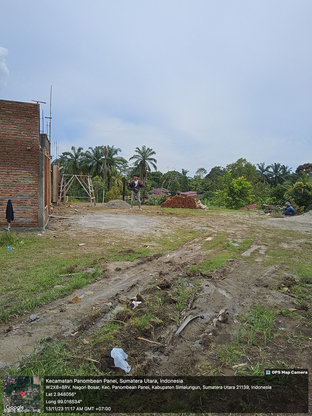 foto posisi tengah perumahan Permata Hijau Permai 4