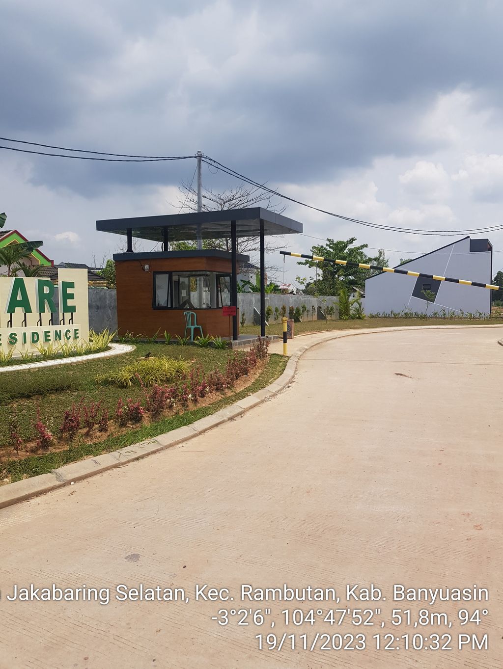 foto gerbang perumahan THE SQUARE RESIDENCE