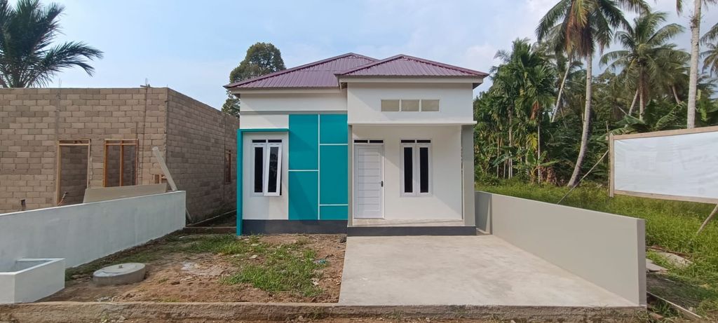 foto tampak rumah tipe 36 perumahan FAJAR ASRI 7 LANJUTAN