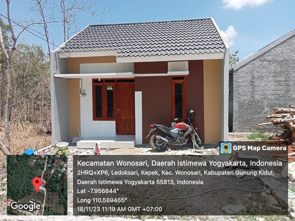 foto tampak rumah tipe 36 perumahan PURI ADEM AYEM 3