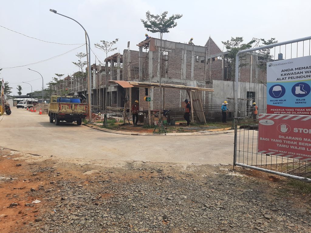 foto posisi tengah perumahan CITRAGARDEN 8 AEROVILLE EXT