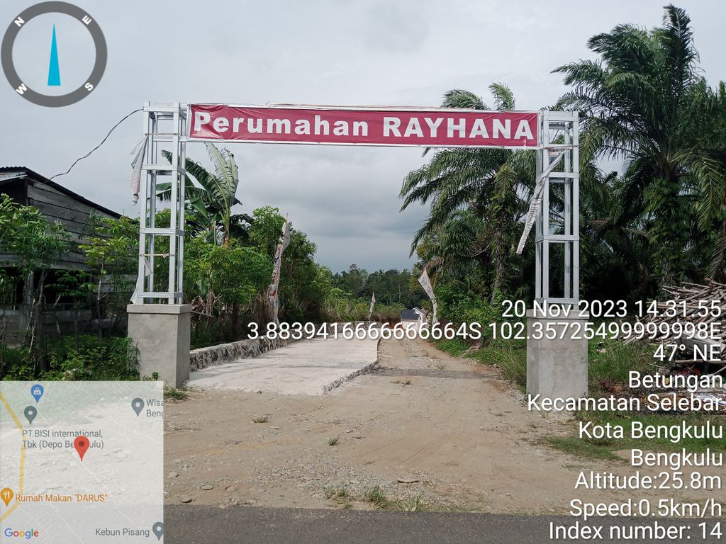 foto gerbang perumahan PERUMAHAN RAYHANA