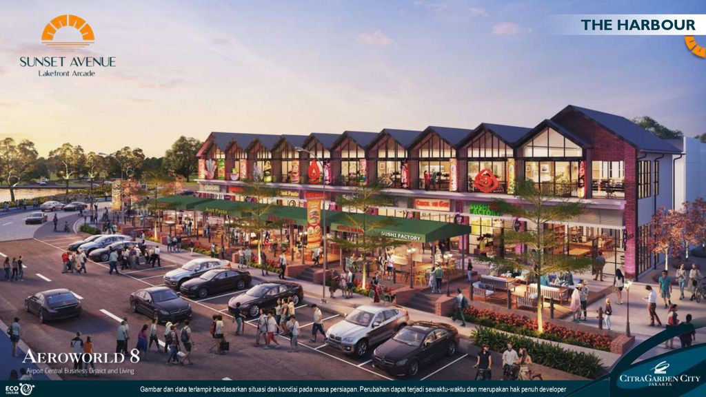 foto tampak rumah tipe THE HARBOUR perumahan AEROWORLD 8, CitraGarden City, Jakarta Barat