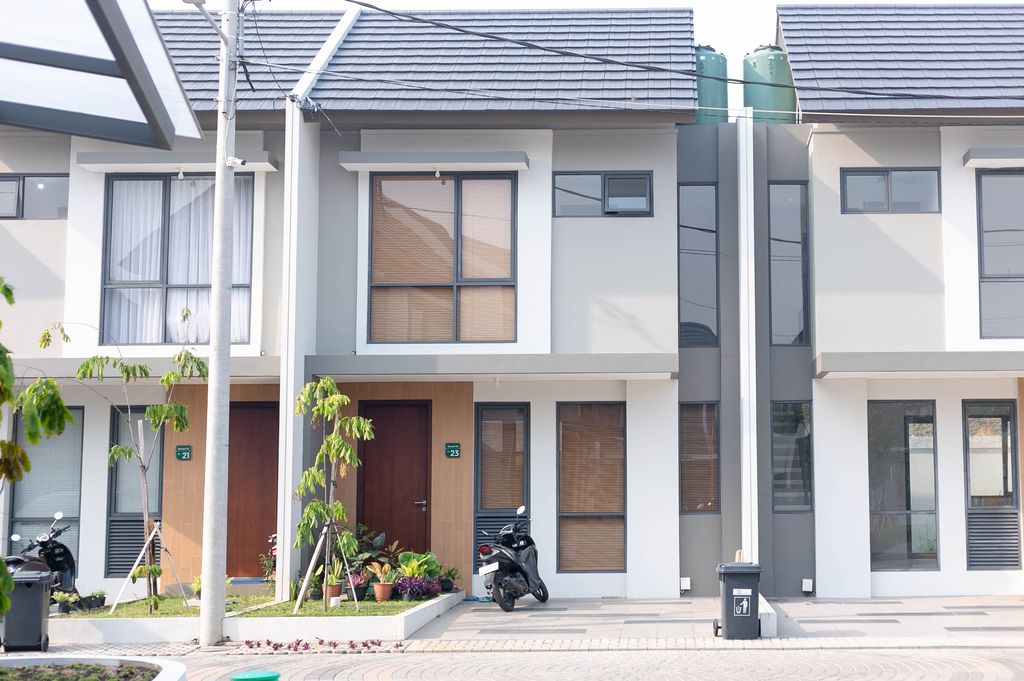 foto tampak rumah tipe 60G perumahan Perumahan Kenari - Kebonkopi Alamasri