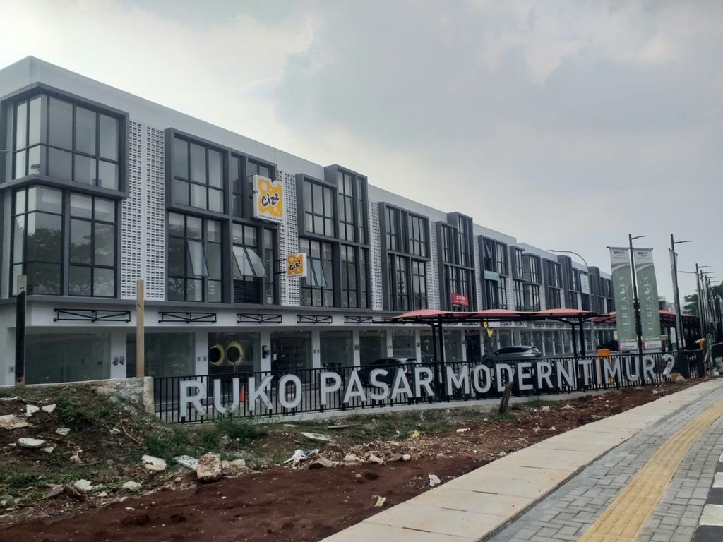 foto gerbang perumahan Ruko Pasar Modern Timur Tahap 2